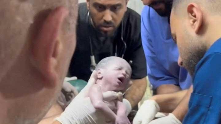 Bayi di Gaza Lahir dari Rahim Ibu Hamil yang Tewas Diserang Israel