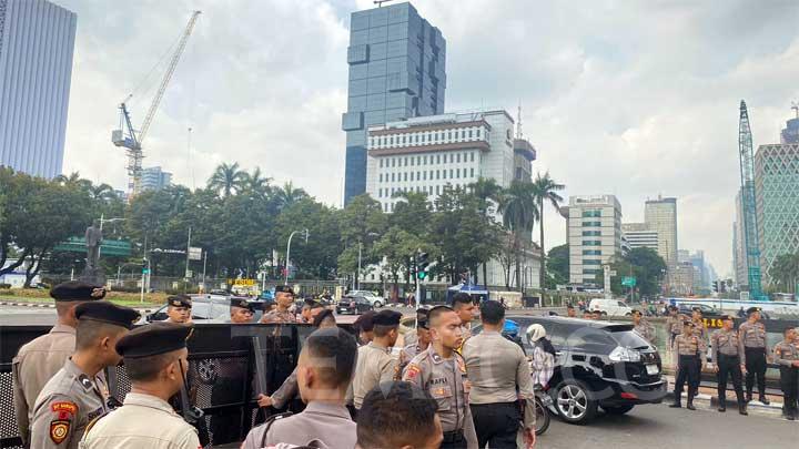 Jelang Demo Gugatan Pilpres di Gedung MK, Jalan Medan Merdeka Barat Ditutup
