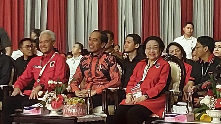 Menunggu Pidato Politik Ketum PDIP Megawati, Ini Kilas Balik Rakernas IV Tahun Lalu Dihadiri Jokowi dan Ganjar