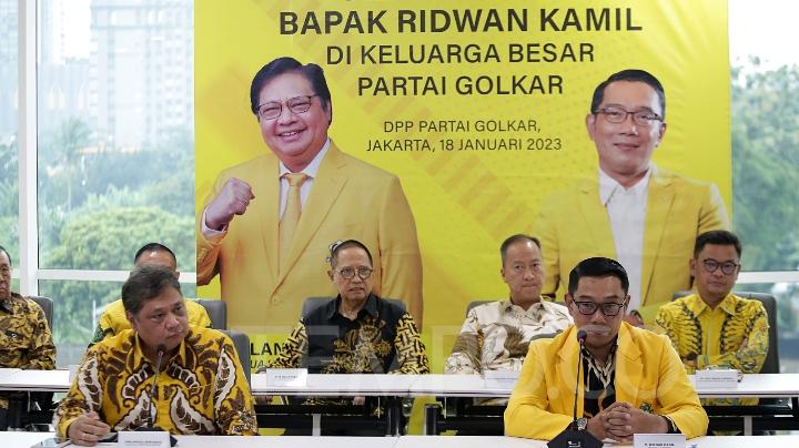 PAN Dorong Ridwan Kamil Maju Pilgub Jakarta, Airlangga Hartarto: Belum Ada Penugasan dari Golkar