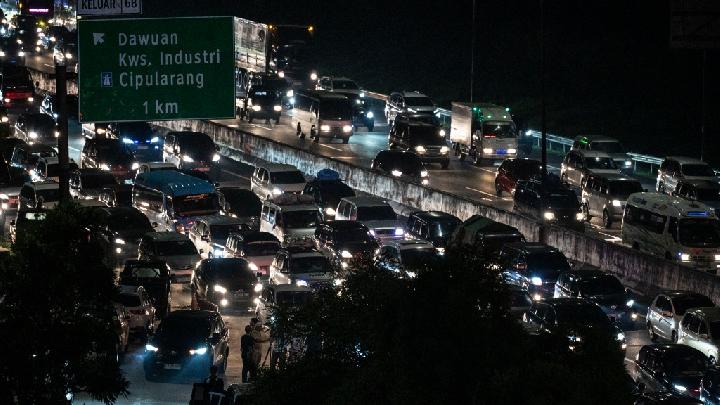 Polri: 95 RIbu Lebih kendaraan Keluar Jakarta Hari Ini