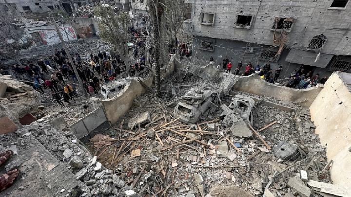 Serangan Iran Tak Kendurkan Israel Tetap Gempur Kamp Pengungsi Jabalia di Gaza Palestina