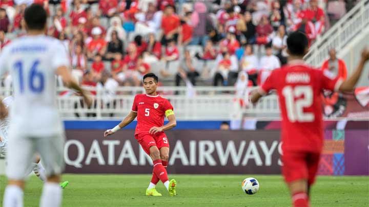 4 Drama di Laga Timnas U-23 Indonesia vs Uzbekistan: Gol Muhammad Ferarri Dianulir VAR hingga Kartu Merah Rizky Ridho