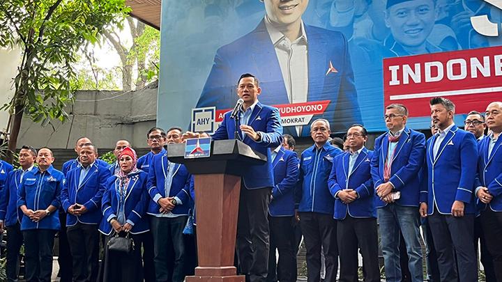 AHY: Demokrat Siap Sukseskan Program Pemerintahan Prabowo-Gibran