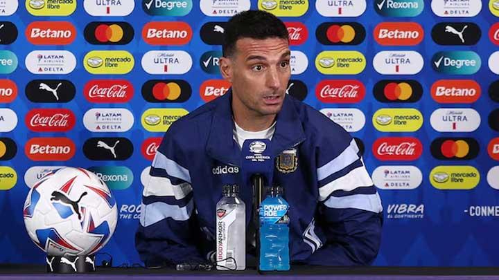 Argentina vs Kanada 2-0, Pelatih Lionel Scaloni Kritik Lapangan Stadion Tak Layak untuk Copa America