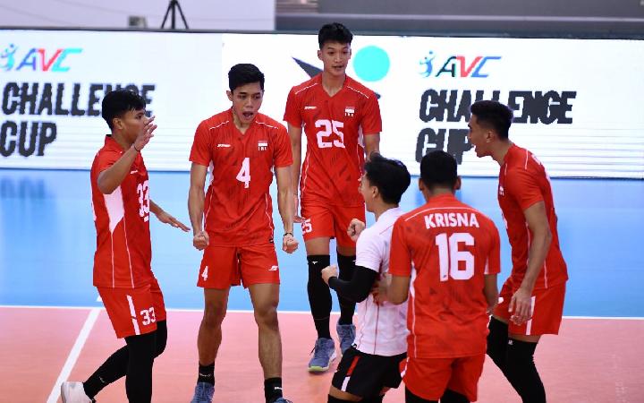 AVC Challenge Cup 2024: Timnas Bola Voli Putra Indonesia Kalah dari Korea di Laga Perdana