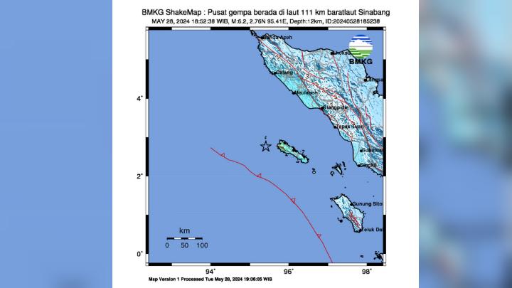 Gempa Bumi Magnitudo 5,9 SR Guncang Aceh, Mengingatkan Trauma Gempa dan Tsunami Aceh 2004