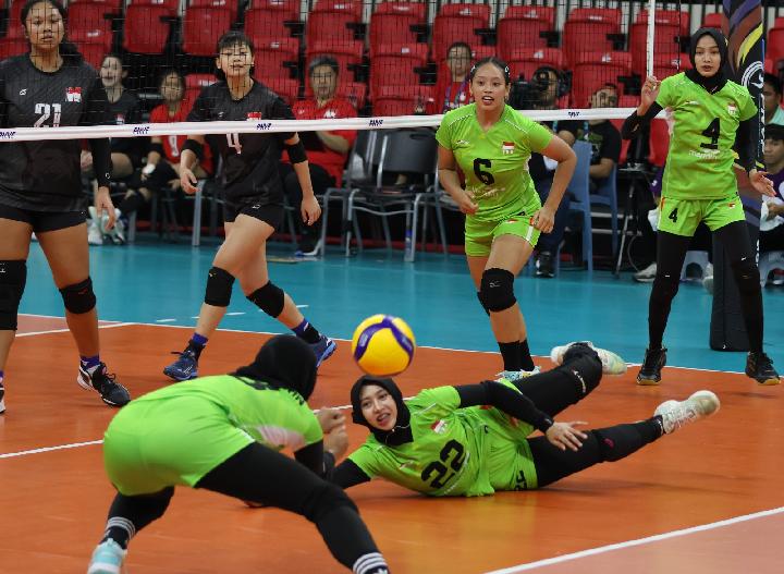 Hasil AVC Challenge Cup 2024: Timnas Bola Voli Putri Indonesia Kalah 0-3 dari Kazakhstan