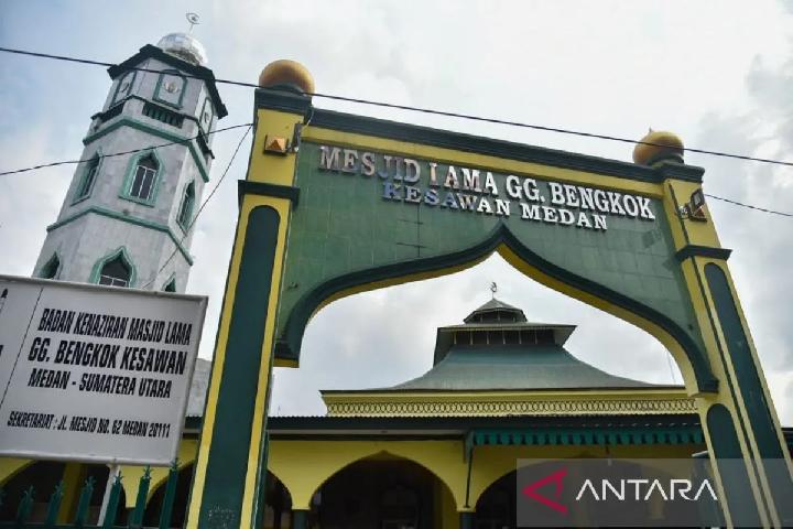 Kisah Masjid Lama Gang Bengkok Medan yang Dibangun Pengusaha Tionghoa