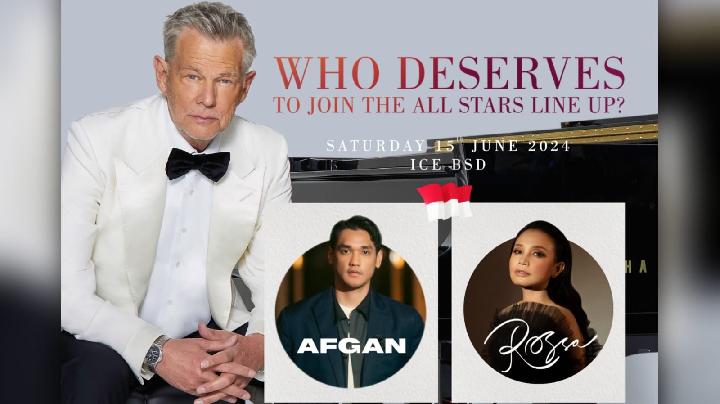 Rossa dan Afgan akan Jadi Bintang Tamu Konser David Foster di Indonesia