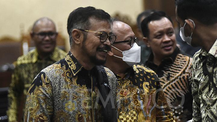 Syahrul Yasin Limpo akan Ajukan Nota Pembelaan Setelah Eks Ajudan Beberkan Firli Bahuri Minta Rp 50 Miliar