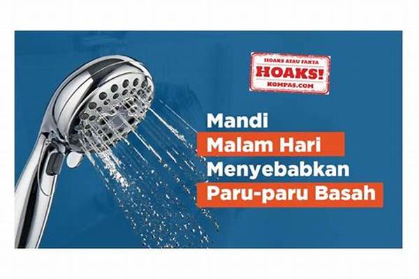 Hoaks Atau Fakta: Mandi Di Malam Hari Menyebabkan Rematik?